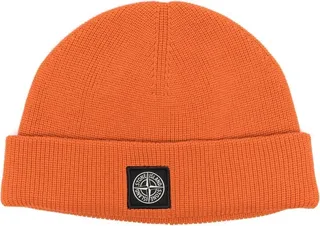 Berretto ribbed-knit beanie hat