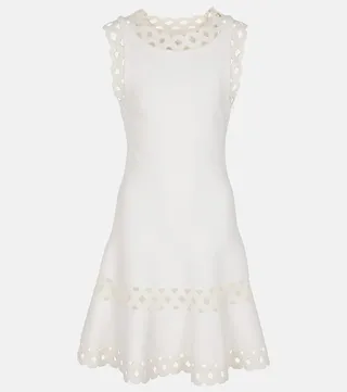 Vienne wool-blend minidress