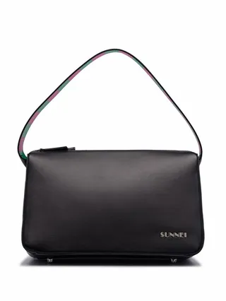 Stripe Print Tote Bag