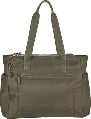 Hedgren Achiever Executive Sustainable Tote (Olive) Handbags