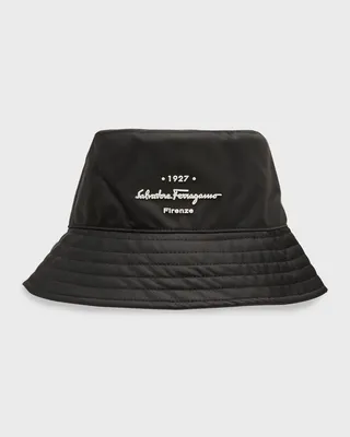 Logo Nylon Bucket Hat