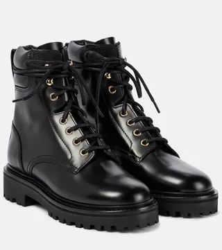 Campa leather combat boots