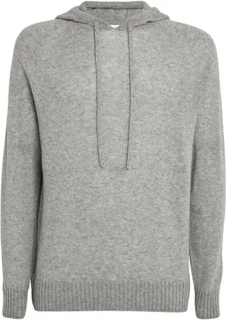 Johnstons Of Elgin Cashmere Knitted Hoodie