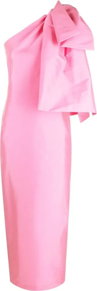 Josselin bow-embellished midi dress