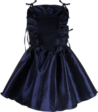Chiara ruffle taffeta dress