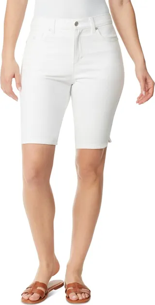 Gloria Vanderbilt Women's Amanda High-Rise 11" Denim Bermuda Shorts