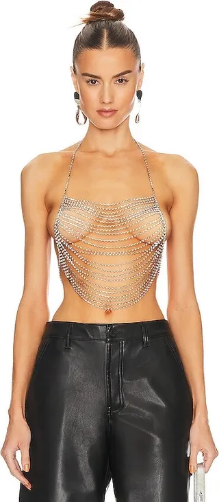 x REVOLVE Chain Halter Top