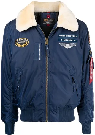 Air Crew patch bomber jacket