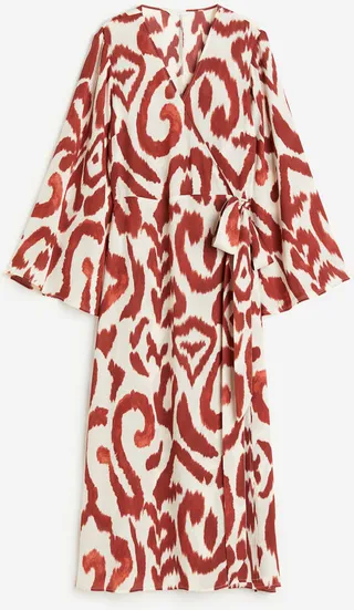 Long Wrap Dress