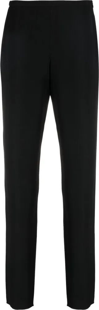 High-Waisted Straight-Leg Trousers