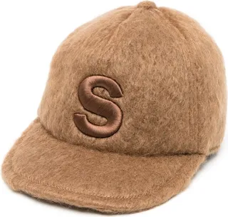 Embroidered-Logo Wool Cap