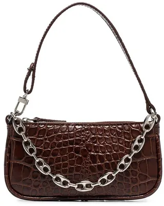 mini Rachel croc-effect bag
