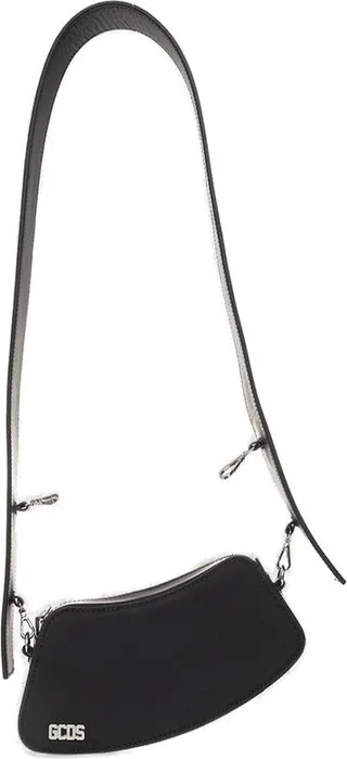 GCDS Logo-Lettering Zipped Shoulder Bag