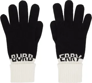 Burberry Black Cashmere Gloves