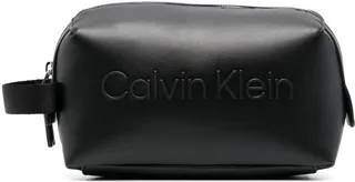Logo-Embossed Wash Bag