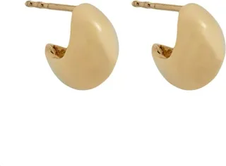 Gold-Plated Silver Earrings