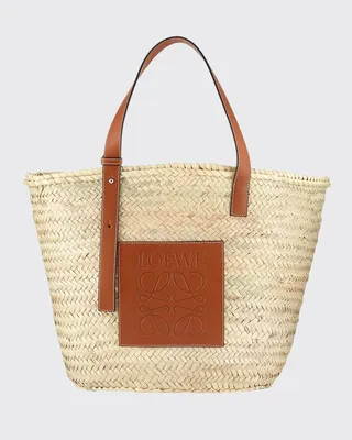 Large Basket Tote Bag