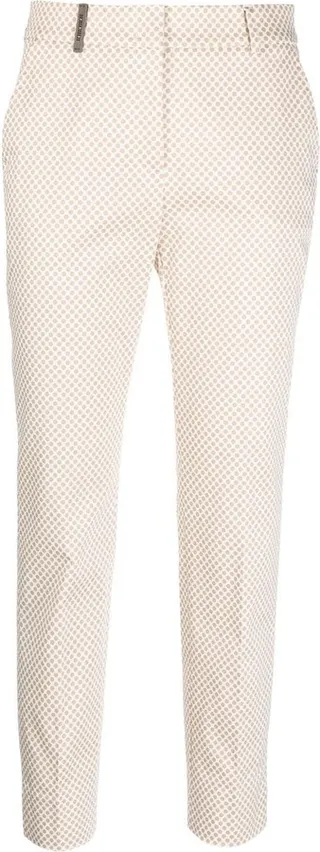 Cropped Cigarette Trousers