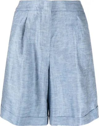 Linen Bermuda Shorts