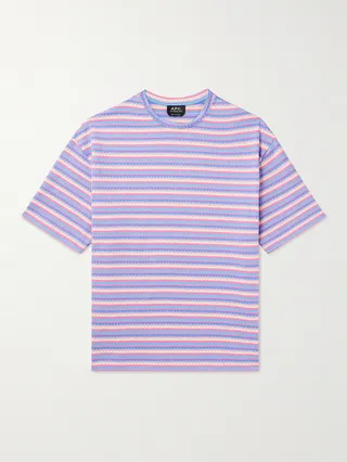 Bahia Jacquard-Knit Cotton T-Shirt