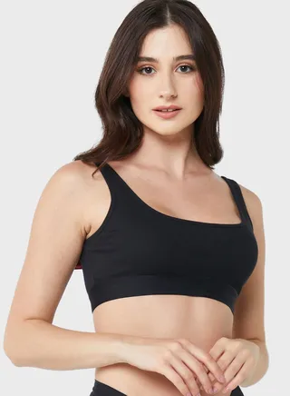 Ribbed Knitted Bra