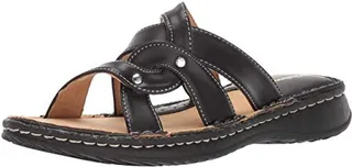 Ad Tec Women's Summer Comfortable Lightweight Leather Open Toe Flip Flops Sandal