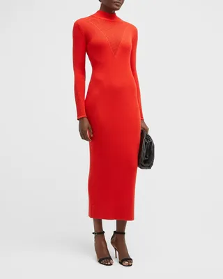 Cashmere Textured Sheath Dress