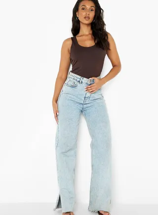 Scoop Neck Knitted Body