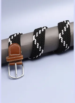 Casual Textured Fabric Waist Belt For Men