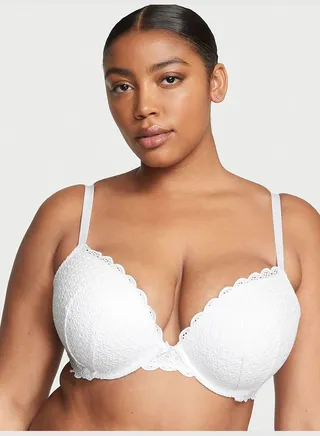Eyelet Lace Push-Up Bra