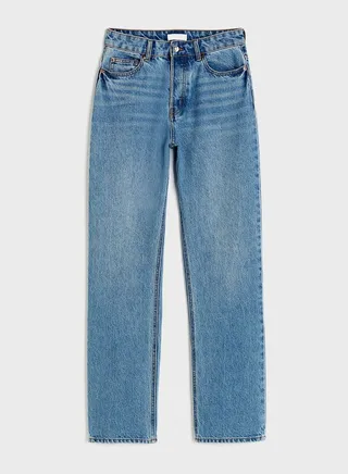 High Waist Straight Jeans