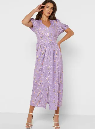 Puff Sleeve Summer Dress