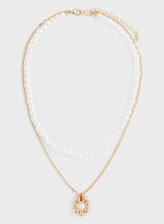 Two-Strand Pendant Necklace