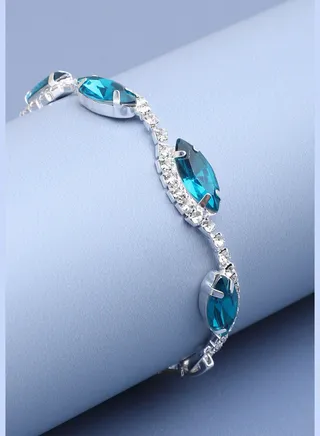 Gold Plated Party Designer Stone Bracelet For Women