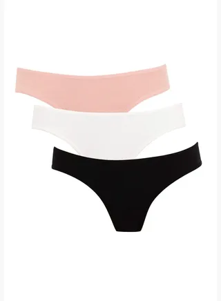 3 Pack Woman Brazillian Package Slip