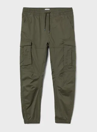 Essential Drawstring Cargo Joggers