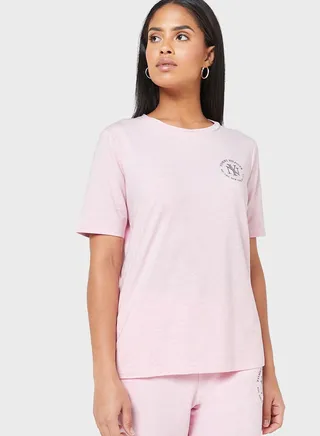 Round Neck Logo T-Shirt