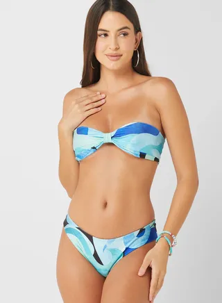 Salvador Abstract Cheeky Bum Bikini Bottom