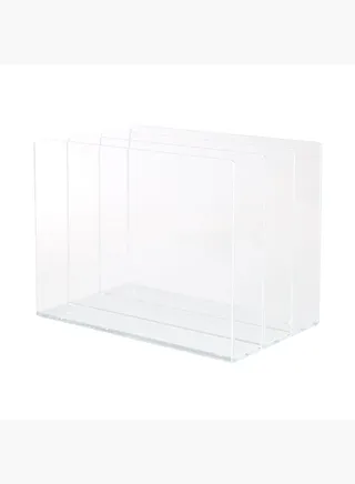 Acrylic 3 Partition Stand, W 13.3 x D 21 x H 16 cm