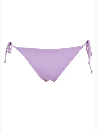 Drawstring Sides Basic Bikini Bottoms