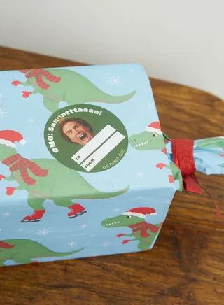 Elf Christmas Sticker Roll