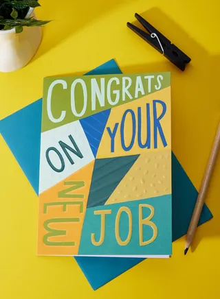 Congrats On Your New Job Card