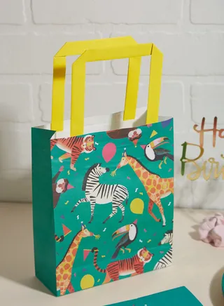Party Animals Treat Bag With Handle 8Pk