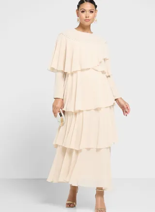 Layered A-Line Dress