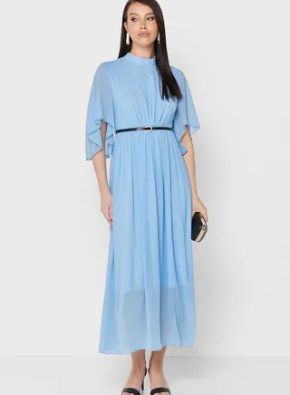 Bat winged Sleeve Dress