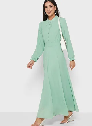 Shirred Waist Dress