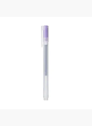 Gel Ink Ballpoint Pen Cap Type 0.38 , Purple