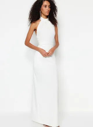 Halter Neck Bridal Dress