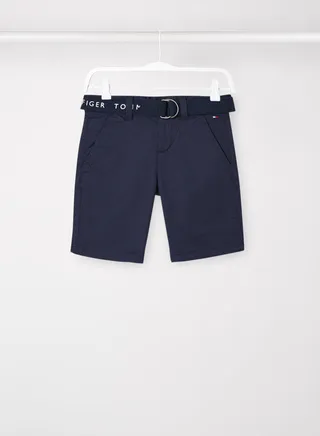 Boys Essential Belted Chino Shorts