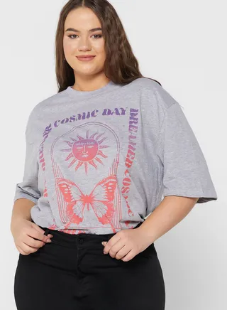 Graphic Melange T-Shirt